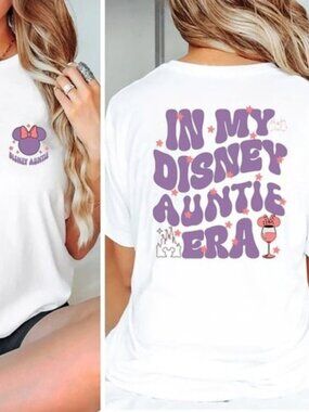In My Disney Auntie Era Eras Theme Funny Family Matching Gift Graphic T-Shirt